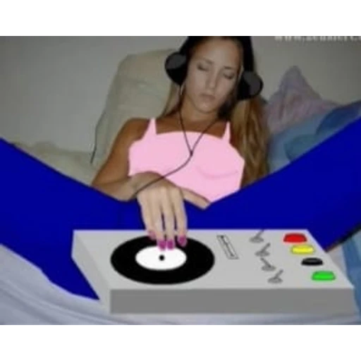 Figurinha: Garota DJ