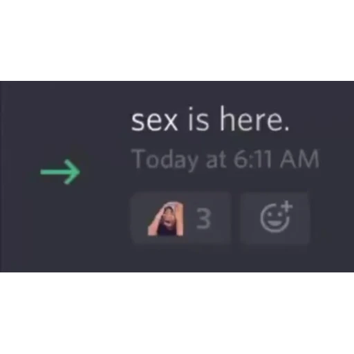 Figurinha: sex is here