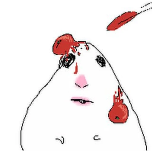 Sticker: Meme de hámster