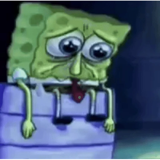 Figurinha: Bob Esponja Triste