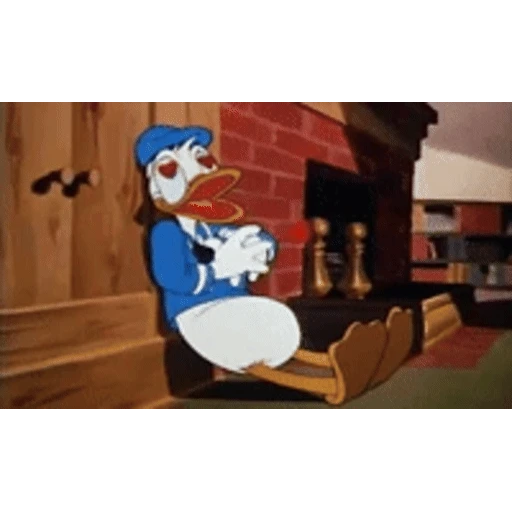 Figurinha: Pato Donald Apaixonado