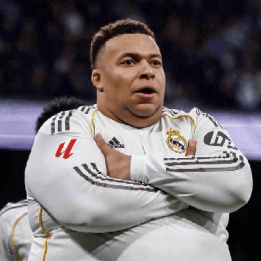Figurinha: Mbappé acima do peso