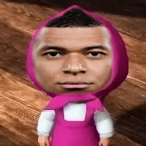 Figurinha: Mbappé como Masha