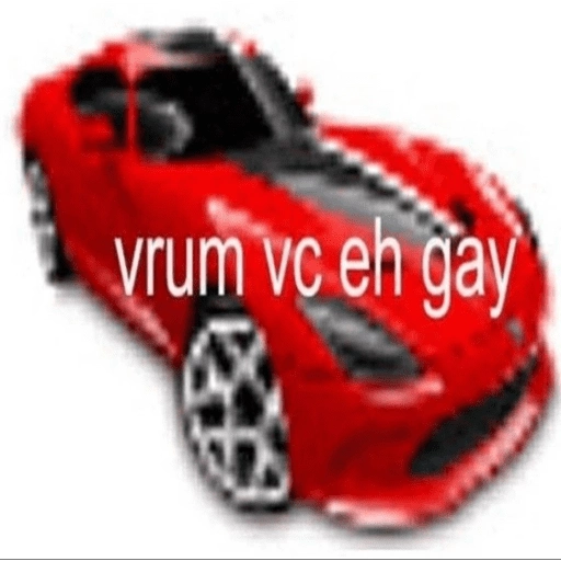 Figurinha: Vrum vc eh gay
