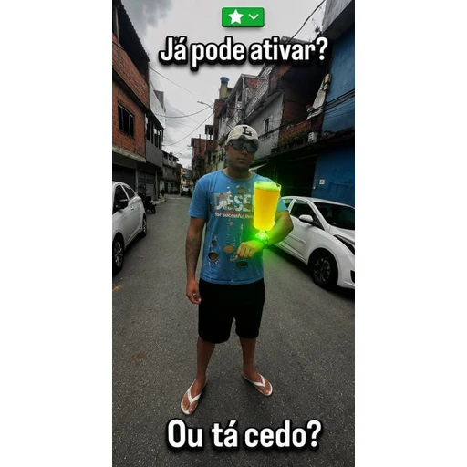 Figurinha: Já pode ativar ou tá cedo?