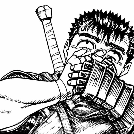 Figurinha: Guts de Berserk