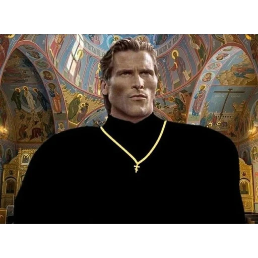 Figurinha: Patrick Bateman Religioso