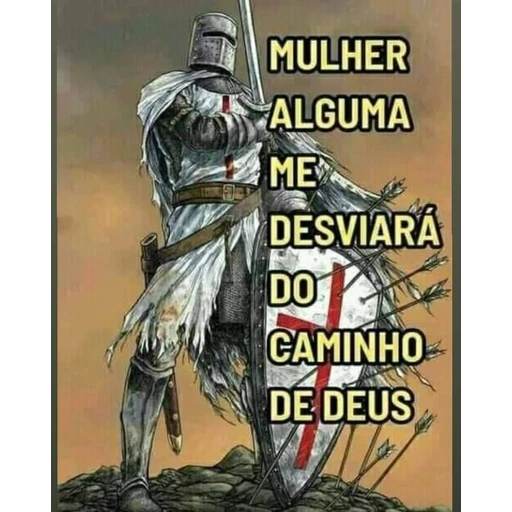 Figurinha: Nenhum desvio do caminho de Deus