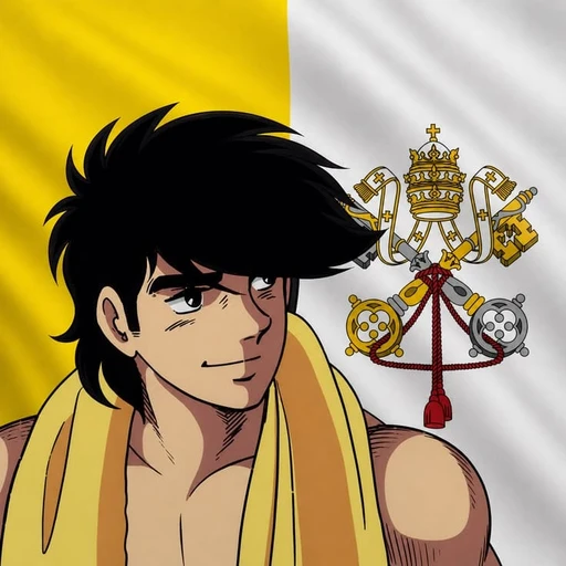 Figurinha: Joe Yabuki no Vaticano