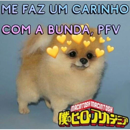 Figurinha: Me faz um carinho