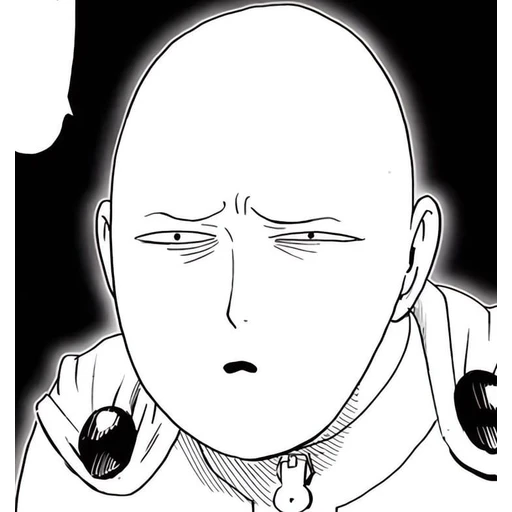 Figurinha: Saitama Entediado