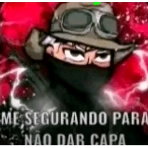 Figurinha: Me segurando para não dar capa