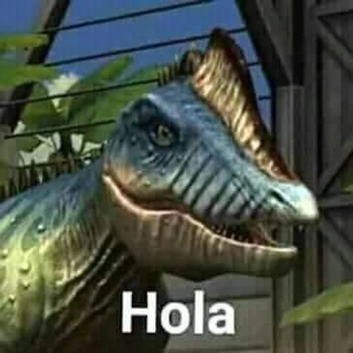 Figurinha: Dinossauro Diz Hola