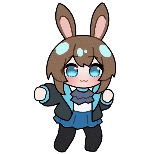 Sticker: Dancing Bunny Girl