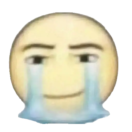 Figurinha: Emoji chorando de risada