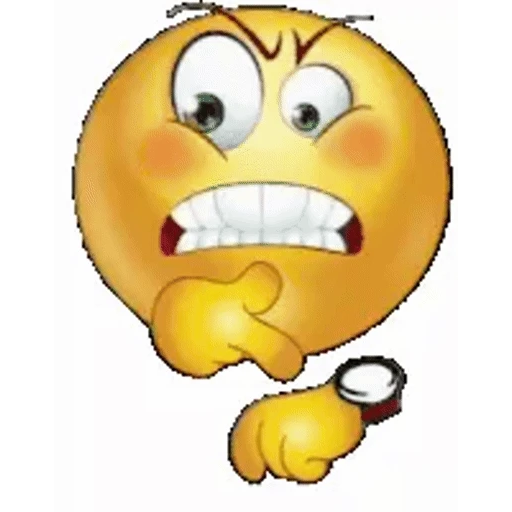 Sticker: Emoji enojado e impaciente