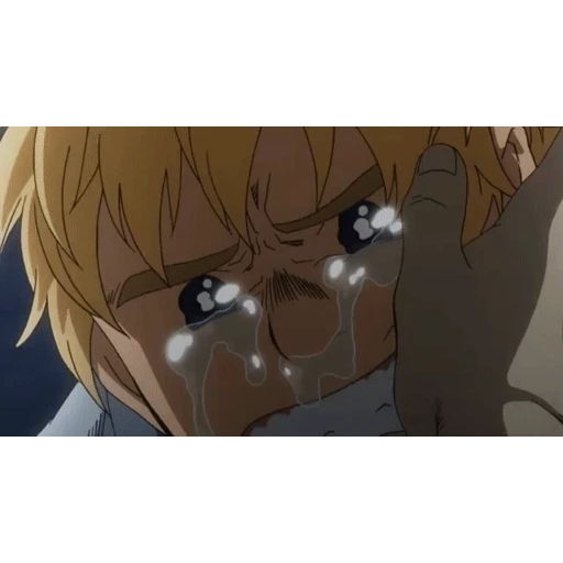 Figurinha: Mirio Togata chorando