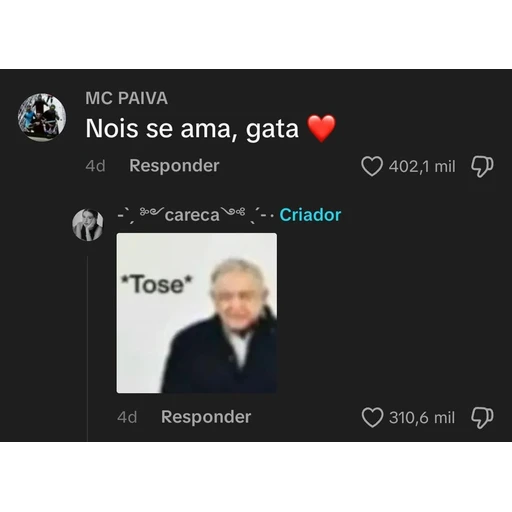 Figurinha: Nois se ama, gata