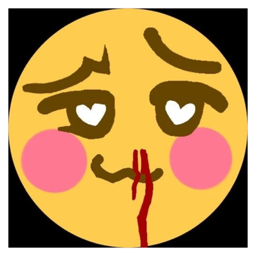 Figurinha: Emoji com Sangue no Nariz