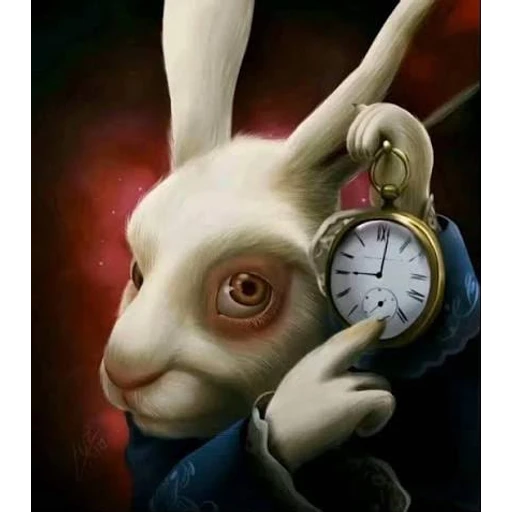 Figurinha: Coelho de Alice