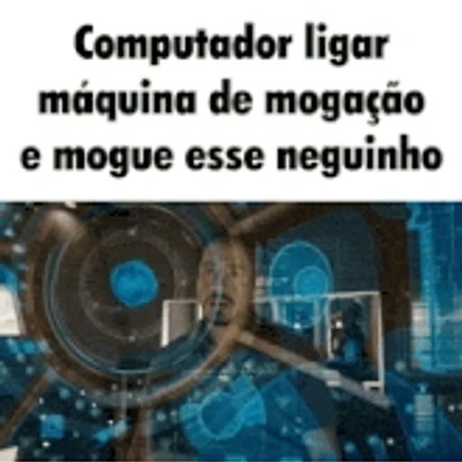 Figurinha: Tony Stark e a máquina de mogação