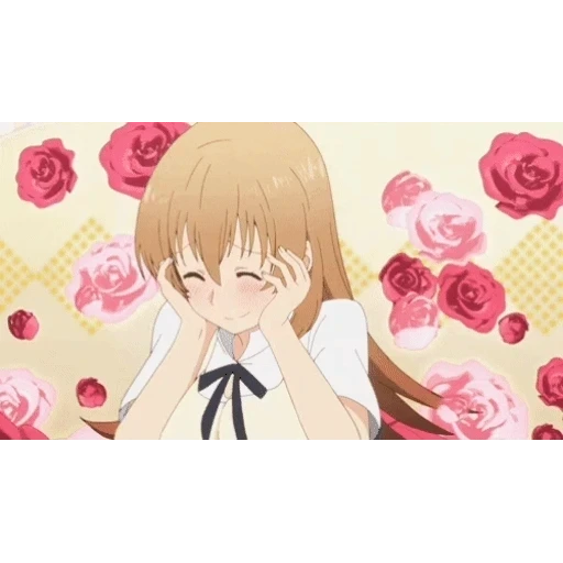 Figurinha: Garota Anime Apaixonada