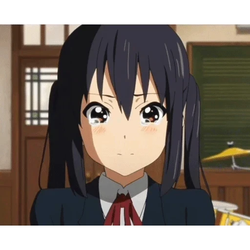 Figurinha: Azusa Nakano chorando