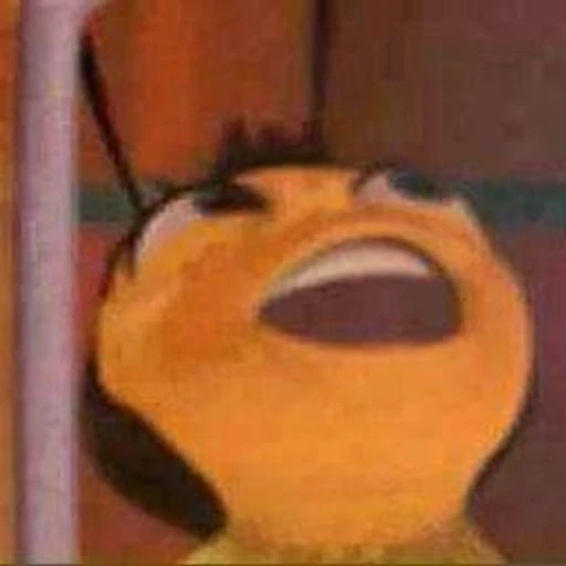 Figurinha: Barry B. Benson gritando