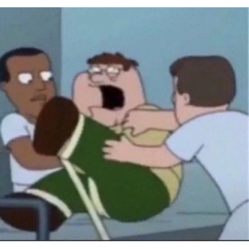 Figurinha: Peter Griffin em apuros
