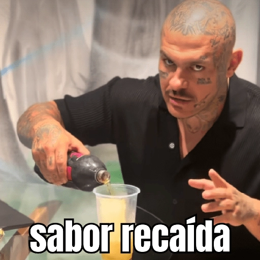Figurinha: Sabor recaída