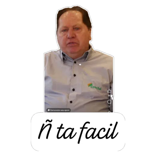 Figurinha: Ñ ta facil