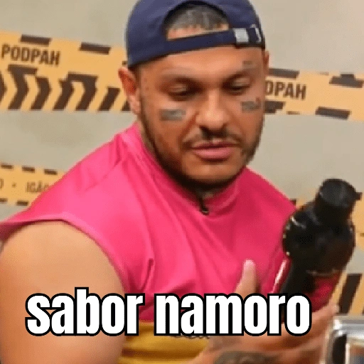 Figurinha: Sabor namoro Podpah