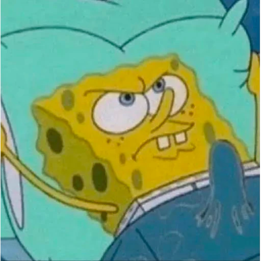 Figurinha: Bob Esponja bravo