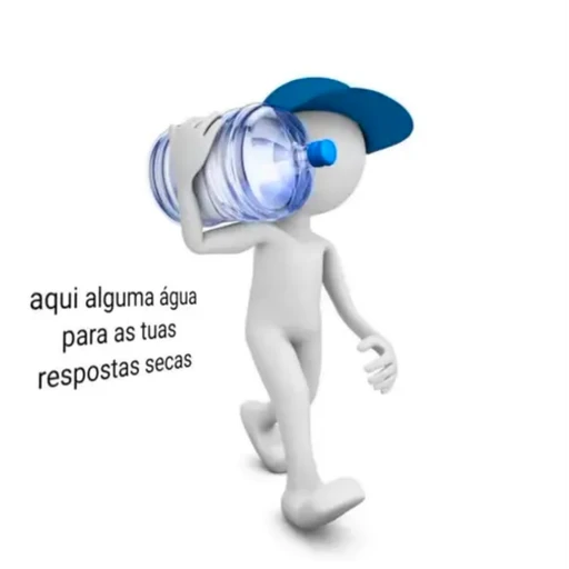 Sticker: Water for dry replies
