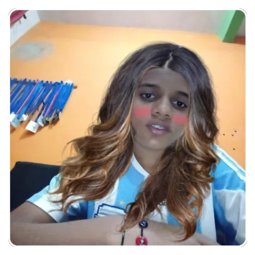 Figurinha: Jovem com filtro