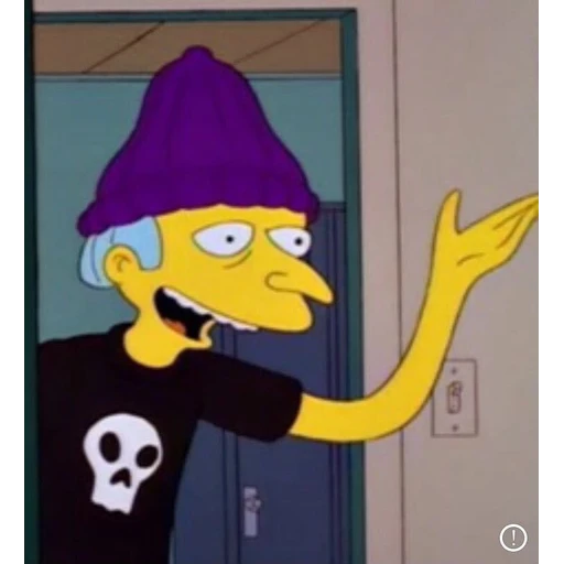 Sticker: Sr. Burns estilo joven