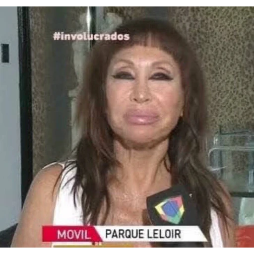 Figurinha: Moria Casán em Parque Leloir