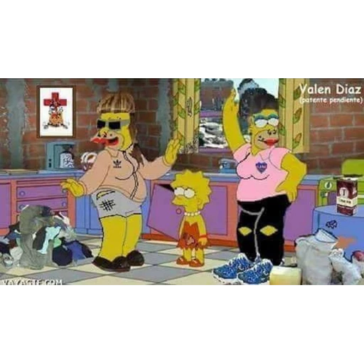 Figurinha: Os Simpsons: Yalen Diaz