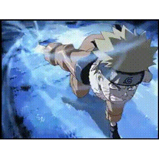 Figurinha: Naruto usando Rasengan