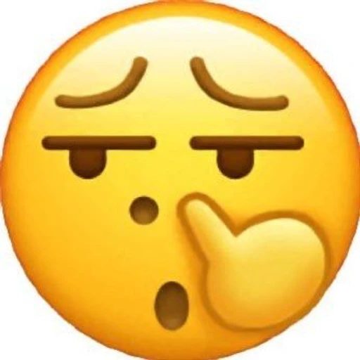Sticker: Emoji pensativo