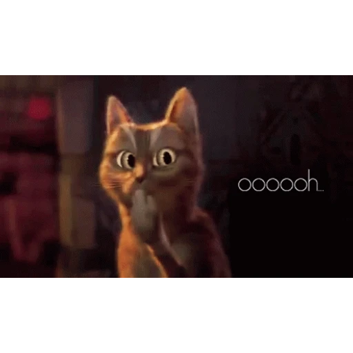 Sticker: Gato con Botas Ooooooh