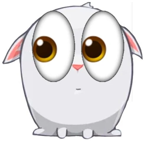 Figurinha: Coelhinho expressivo