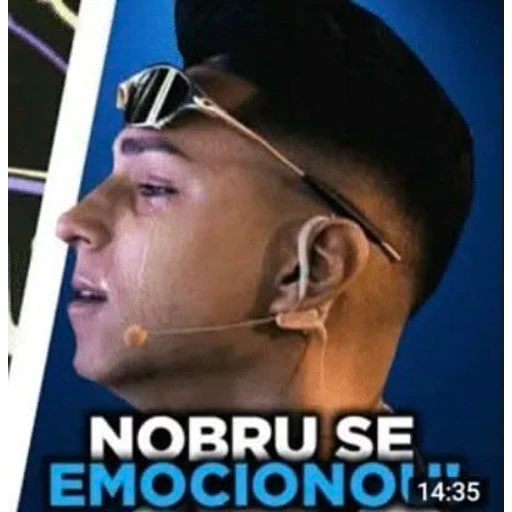 Sticker: Nobru se emocionó